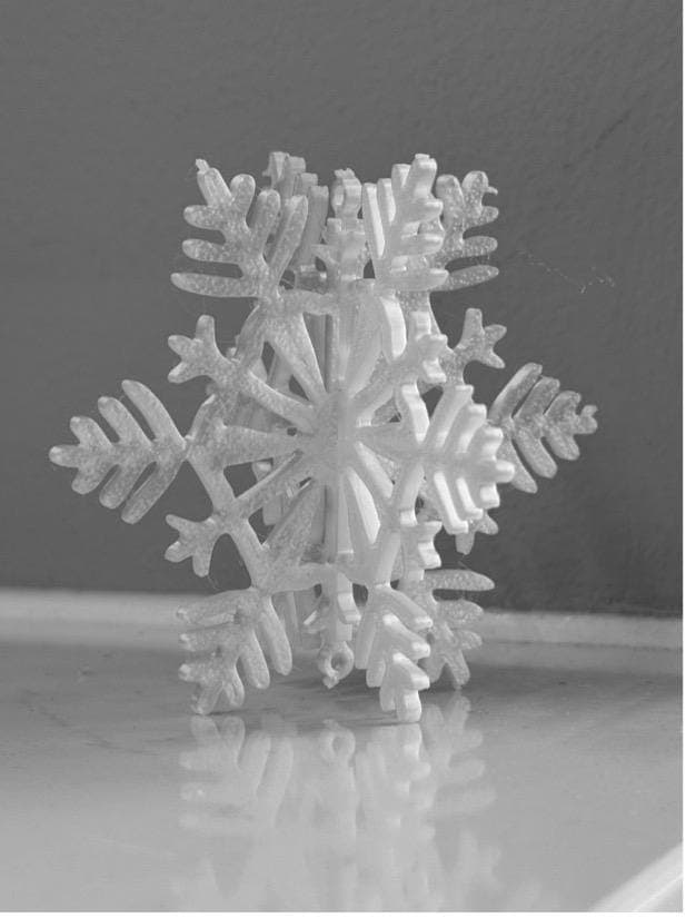 Holiday Snowflake Snap Card — 4-Pack