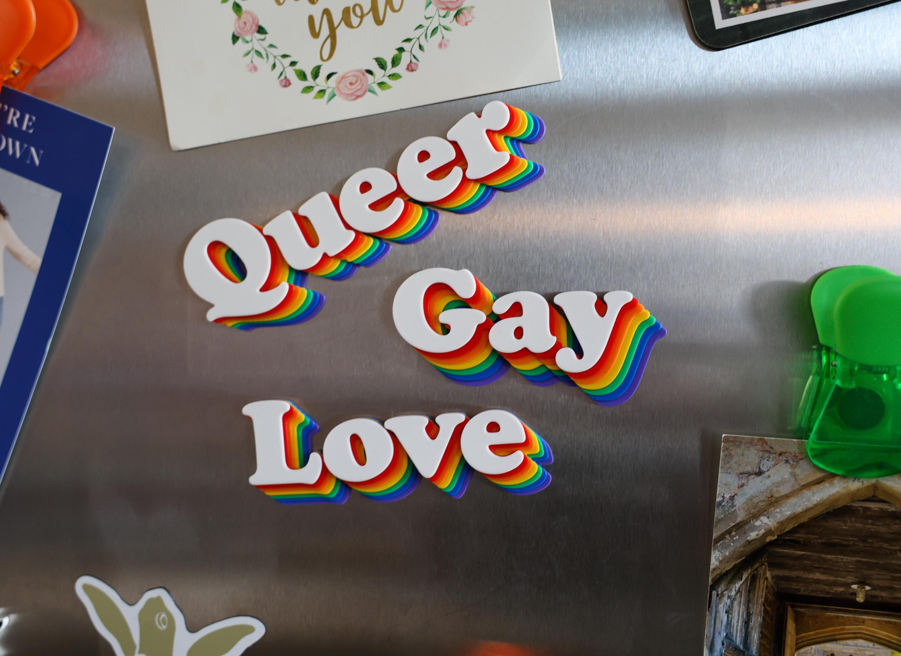 Pride Magnets — Gay, Queer, Love (3-Pack)