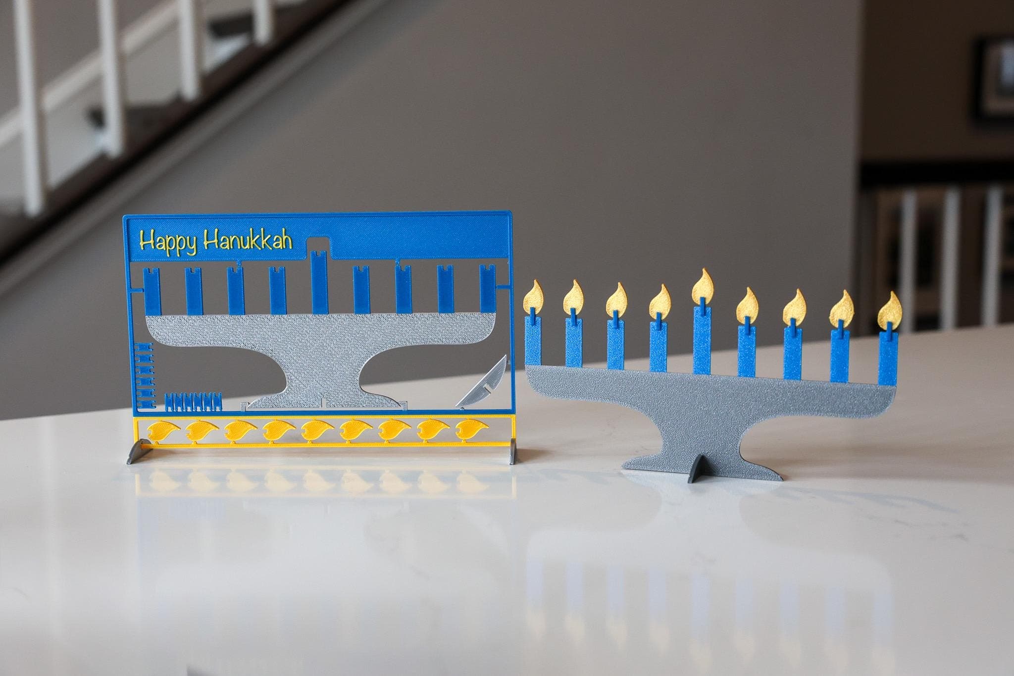 Hanukkah Menorah Snap Card — 4-Pack thumbnail 2