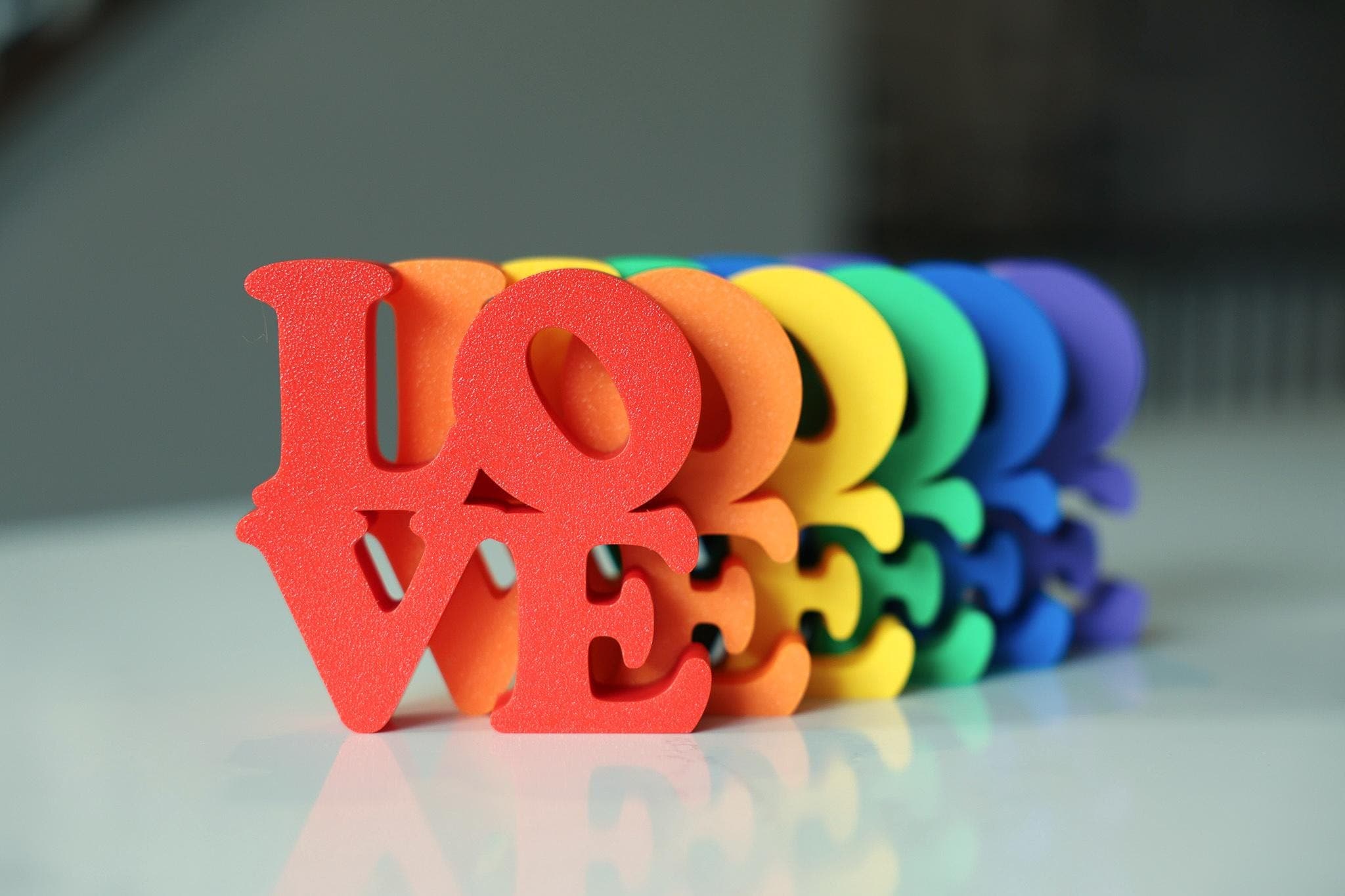 LOVE Sculpture — Rainbow, Trans Pride & Single Colors thumbnail 9